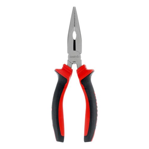 Длинногубцы прямые, 160 мм, хром-ванадий, двухкомпонентные рукоятки Matrix