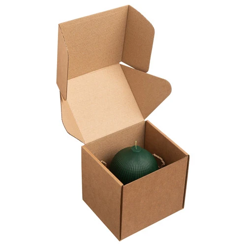 Свеча декоративная темно-зеленого цвета из коллекции edge, 10,5см