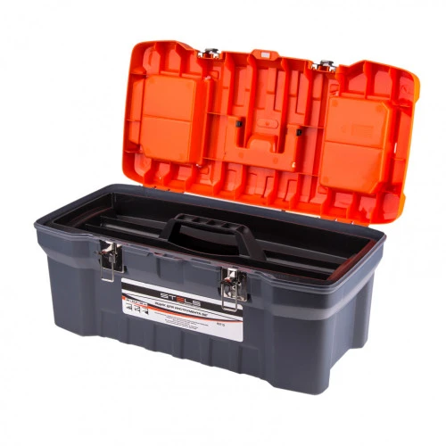 Ящик для инструмента с металлическими замками 22", 28 х 23 см, 5 х 56 см Stels
