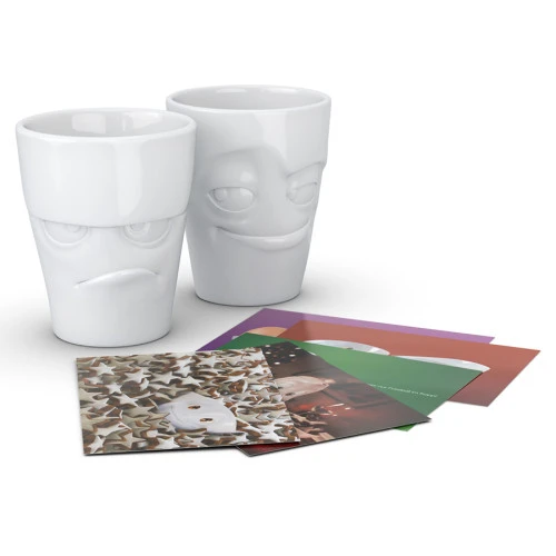 Набор кружек grumpy & impish, 350 мл, белый, 2 шт.