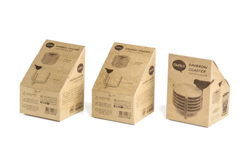 Набор подставок под чашки sparrow, белый