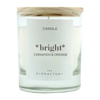 Свеча ароматическая the olphactory, bright, orange&cinnamon, 40 ч