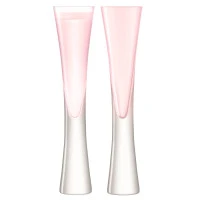 Набор бокалов для шампанского moya, 2 шт, 170 мл, розовый