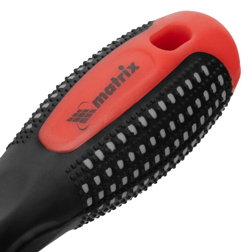 Отвертка Fusion, SL3 х 80 мм, CrV, трехкомпонентная рукоятка "Anti slip" Matrix