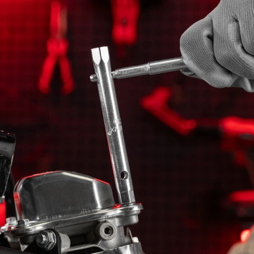 Ключ трубчатый торцевой 8 х 10 мм, оцинкованный Matrix