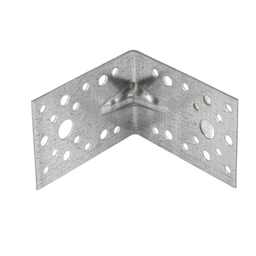 Крепежный уголок усиленный 1.7 мм, KUU 90 x 90 x 65 мм Сибртех