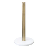 Держатель для бумажных полотенец marm, 31,5 см, белый/золотистый.