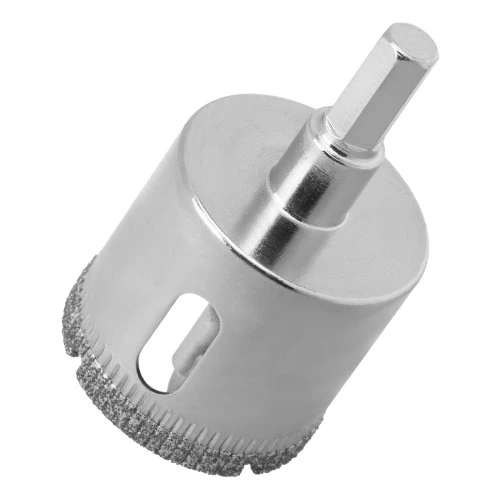 Сверло по керамической плитке и стеклу, 32 х 55 мм, шестигранный хвостовик, с центрующим сверлом Сибртех