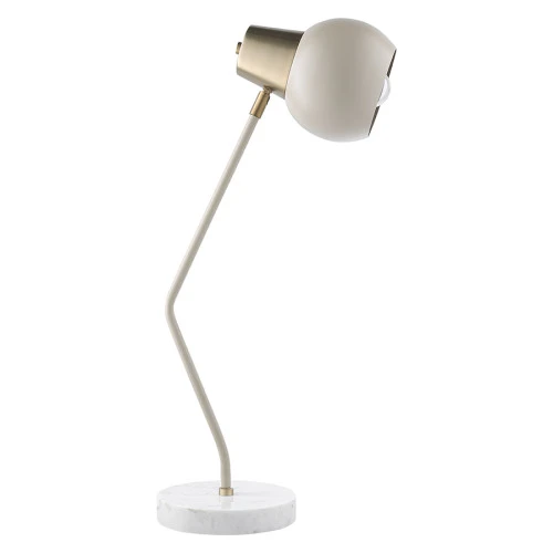 Лампа настольная rond, D18х60 см, бежевая