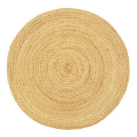 Ковер из джута круглый базовый из коллекции ethnic, 120см