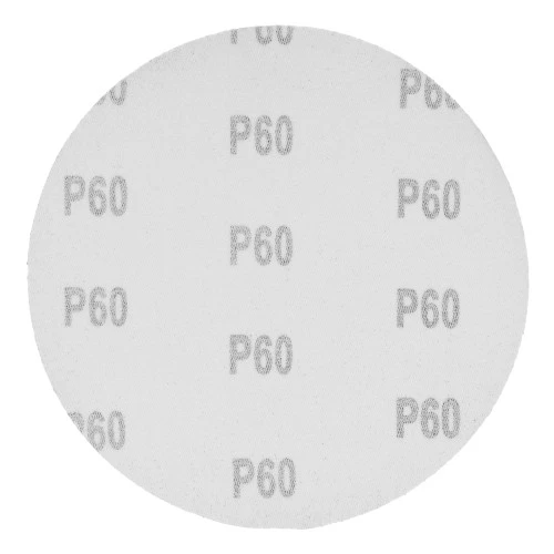 Круг абразивный на ворсовой подложке под "липучку", P 60, 150 мм, 5 шт Matrix