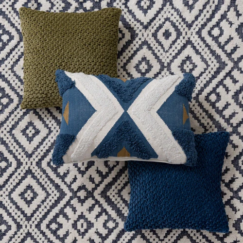 Подушка декоративная с объемным узором из коллекции ethnic, 40х60 см