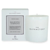 Свеча ароматическая the olphactory, white insignia, majestic symphony, 60 ч