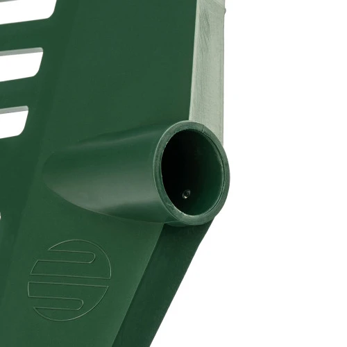 Грабли веерные пластиковые, 420 мм, 22 плоских зуба, без черенка, Сибртех