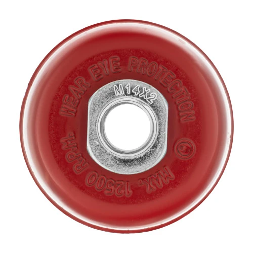 Щетка для УШМ, 75 мм, М14, "чашка", латунированная витая проволока Matrix