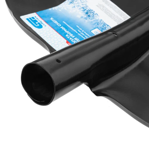 Лопата для уборки снега стальная эмалированная, 330 х 365 мм, без черенка, Сибртех