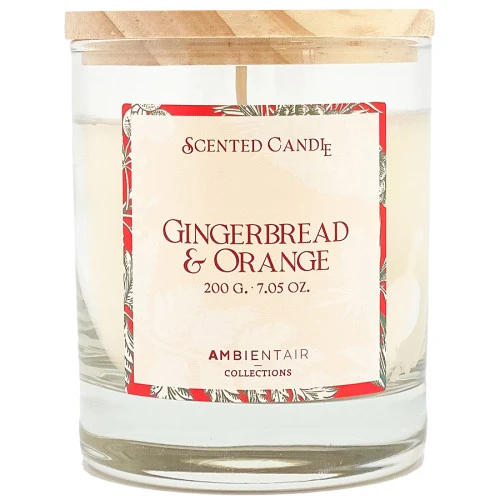 Свеча ароматическая gifting, gingerbread&orange, 40 ч