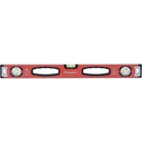 Уровень алюминиевый, фрезерованный, 3 глазка, рукоятки, 2000 мм Matrix