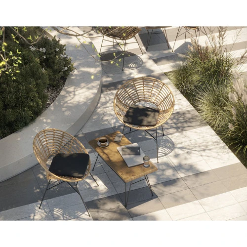 Стул vetle round, ротанг