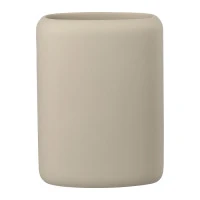 Стакан для зубных щеток slim, светло-серый