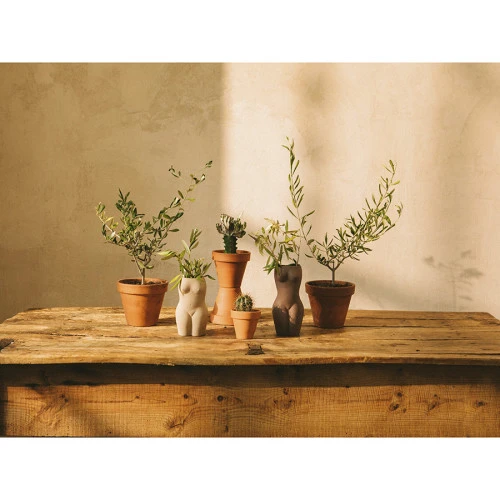 Ваза для цветов body, white, 18,8 см