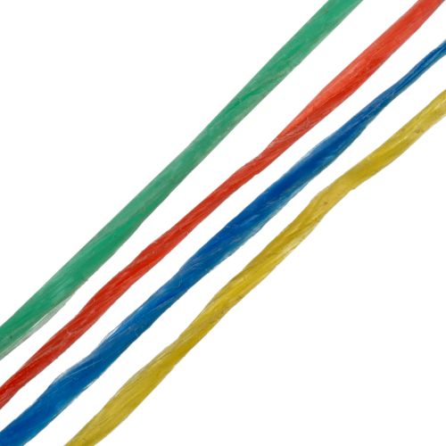 Набор шпагатов полипропиленовых, 6 шт, 2 мм, L 60 м, MIX цветов, Сибртех