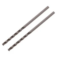 Сверло спиральное по металлу, 2 мм, HSS, 338 W, 2 шт Gross