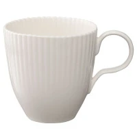 Кружка из фарфора белого цвета из коллекции kitchen spirit, 350 мл