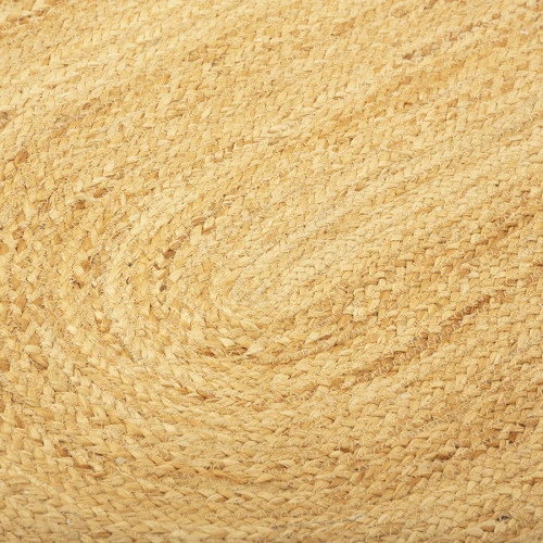 Ковер из джута овальный с вставками белого цвета из коллекции ethnic, 160х230см