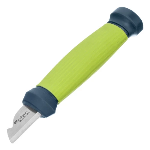 Нож монтажника с чехлом (заточка справа) обрезиненная рукоятка, 154 мм, лезвие 31 мм Сибртех