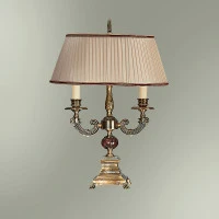 Настольная лампа с камнем 040-08.57/13257/2М