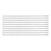 Хомуты, 350 x 4.8 мм, пластиковые, белые, 50 шт Сибртех