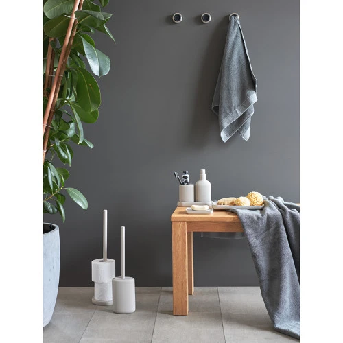 Мыльница slim, светло-серая