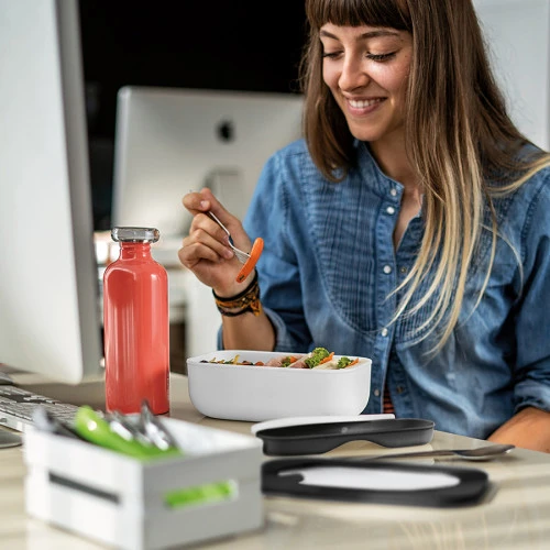 Ланч-бокс on the go, 900 мл, белый