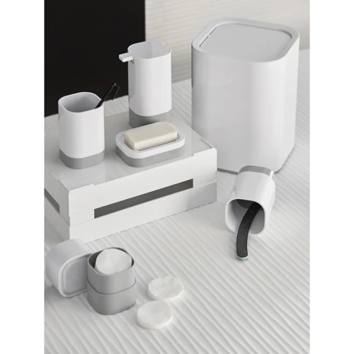 Контейнер для мусора tyer, 7 л, белый/серый