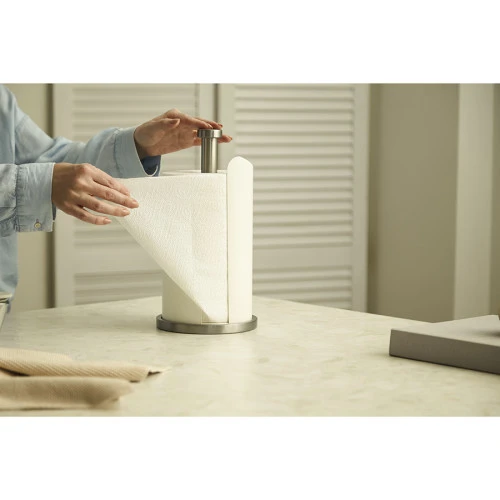 Держатель для бумажных полотенец riks, молочный