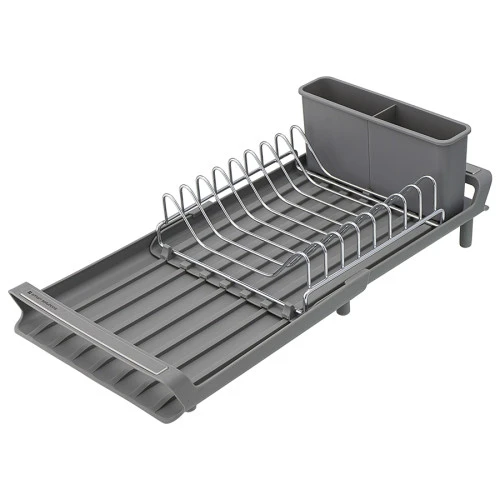 Сушилка для посуды atle раздвижная малая, серая