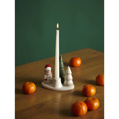 Подсвечник новогодний enchanted forest из коллекции new year essential, 14 см