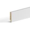 2К Напольный плинтус МДФ Stella 80А Белый 2000х80х16 (5шт.упак.)