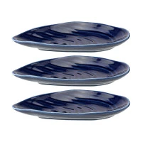 Набор для сервировки oyster shell синего цвета из коллекции sea treasures