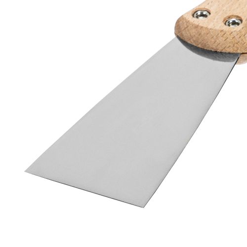 Шпательная лопатка из нержавеющей стали, 50 мм, буковая рукоятка, EFP Matrix