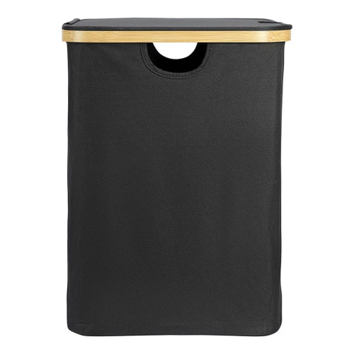 Корзина для белья neat mid, 40x33x43 см, черная