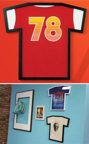 Рамка для футболки t-frame, 50,5х55,5 см, черная