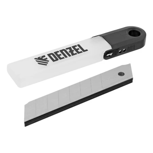 Лезвия, 18 мм, сталь SK5 - 0,5 мм, 10 штук Denzel