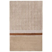 Ковер из хлопка с рисунком tulip garden бежевого цвета из коллекции terra, 200х300 см