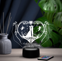 3D светильник  Светильник "Свадебная пара"