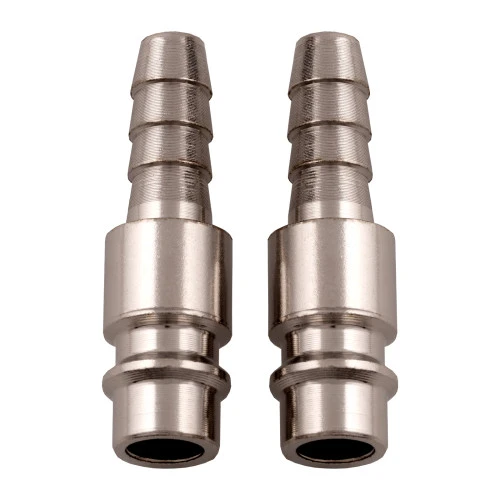 Ниппель универсальный быстросъемный ("папа") со штуцером "елка" под шланг 8 мм, 2 шт. Stels