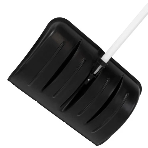 Лопата для уборки снега пластиковая, 530 х 375 х 1400 мм, алюминиевый черенок, Сибртех