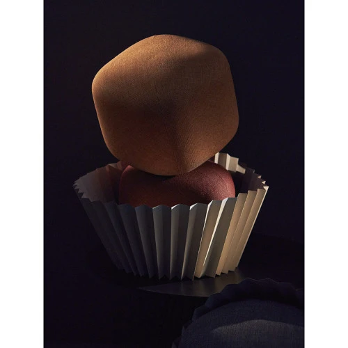 Пуф tr?ffel, красный