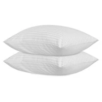 Набор наволочек из страйп-сатина из коллекции essential, 50х70 см